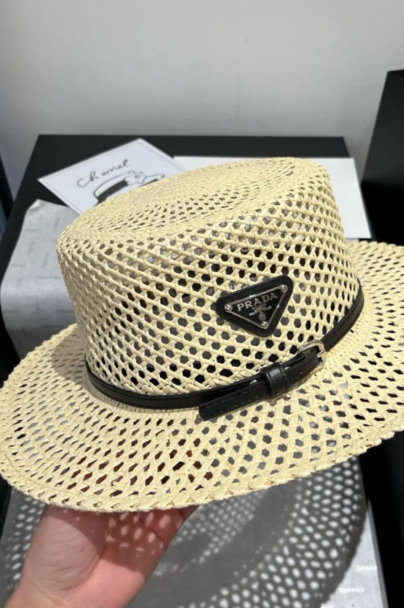 Rattan Hat with belt