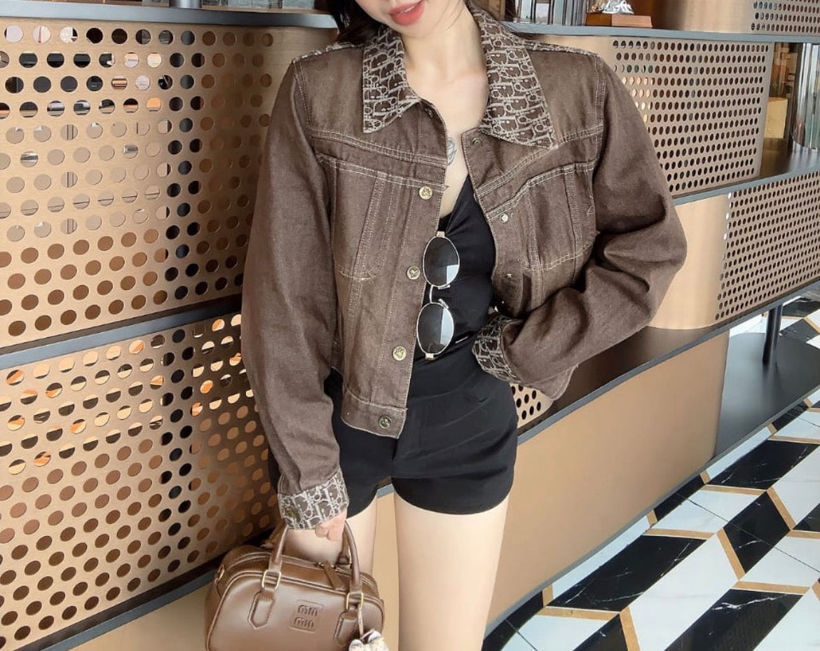 The Monogram Denim Jacket