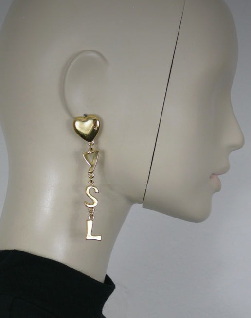 Pendientes colgantes de oro