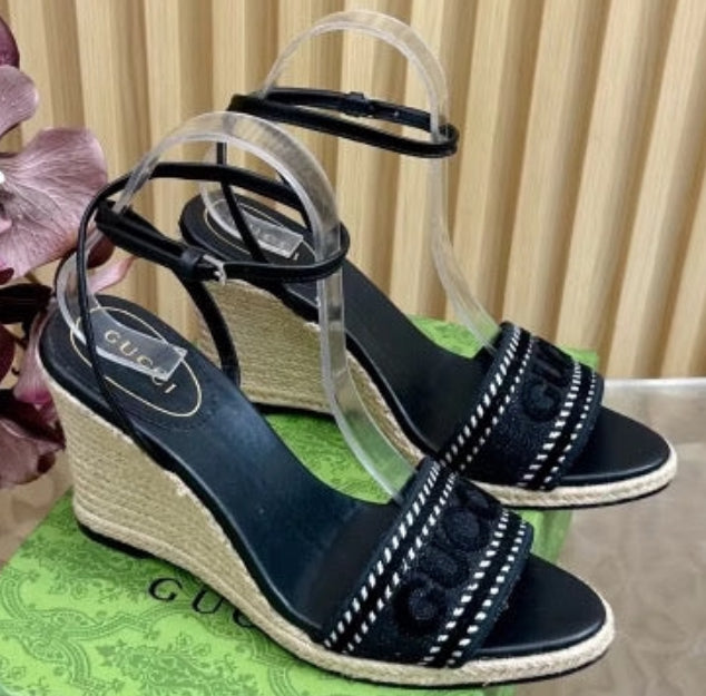Denim or Black Pumps