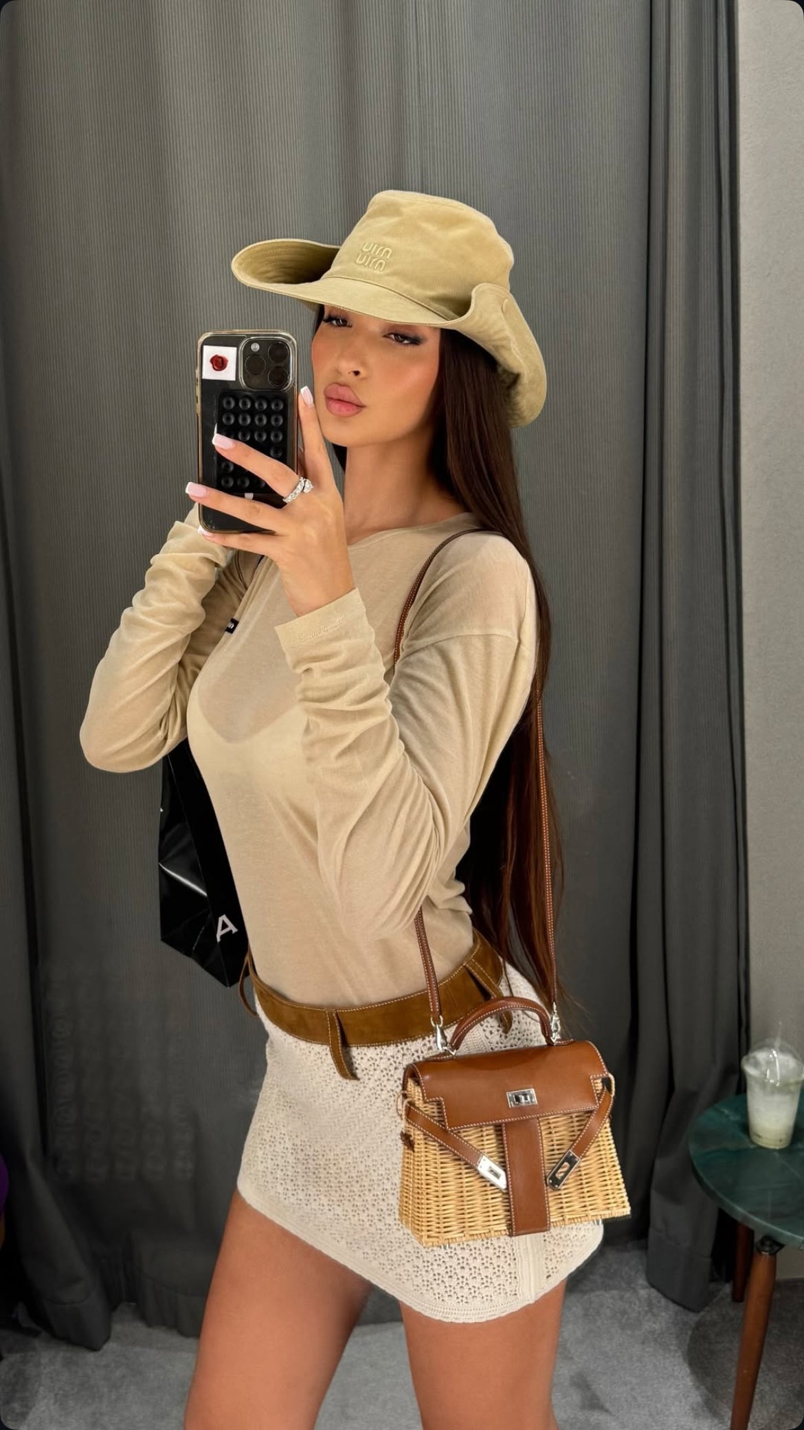Black or Blue Cowboy Hat