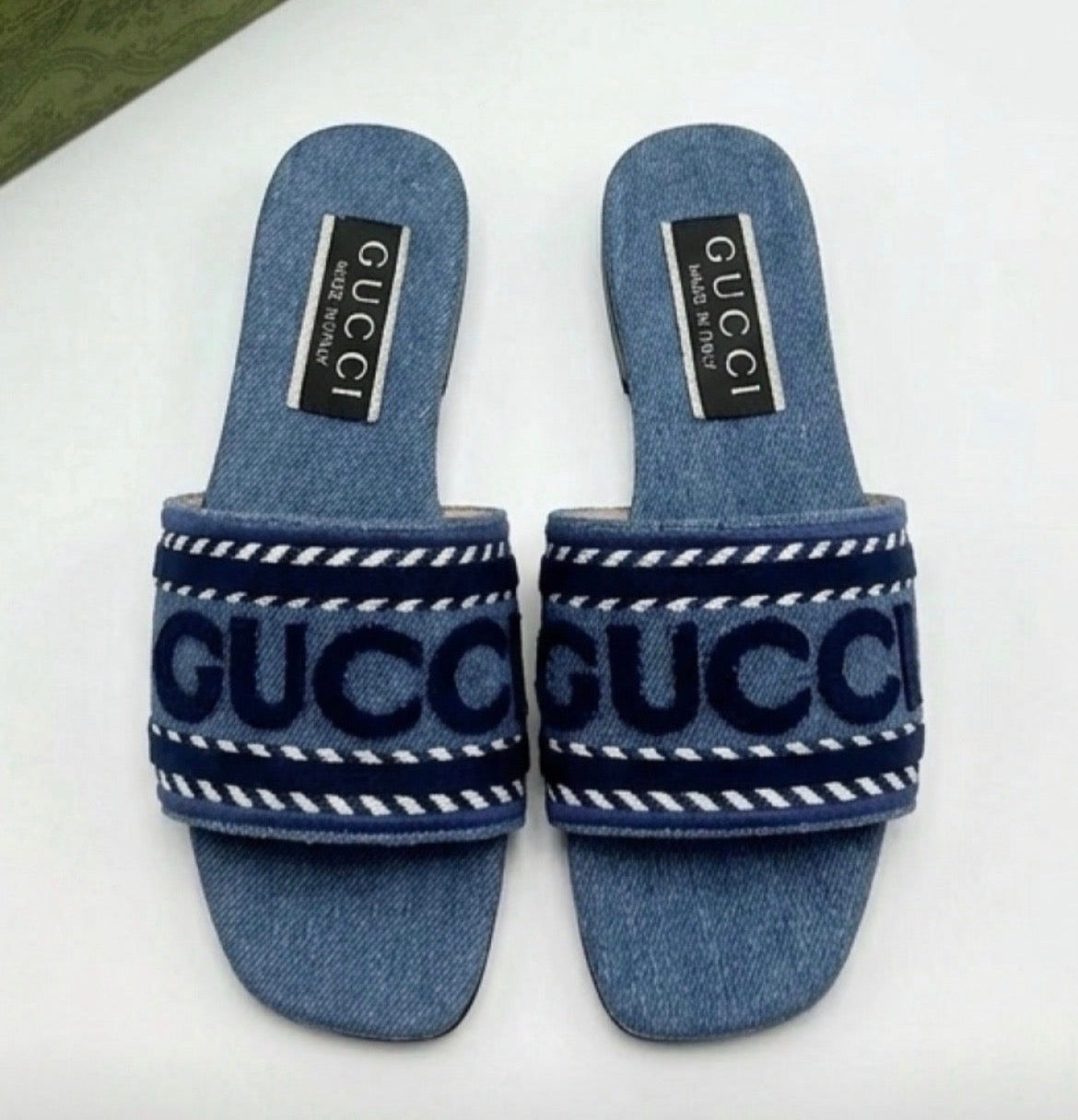 Denim Flats