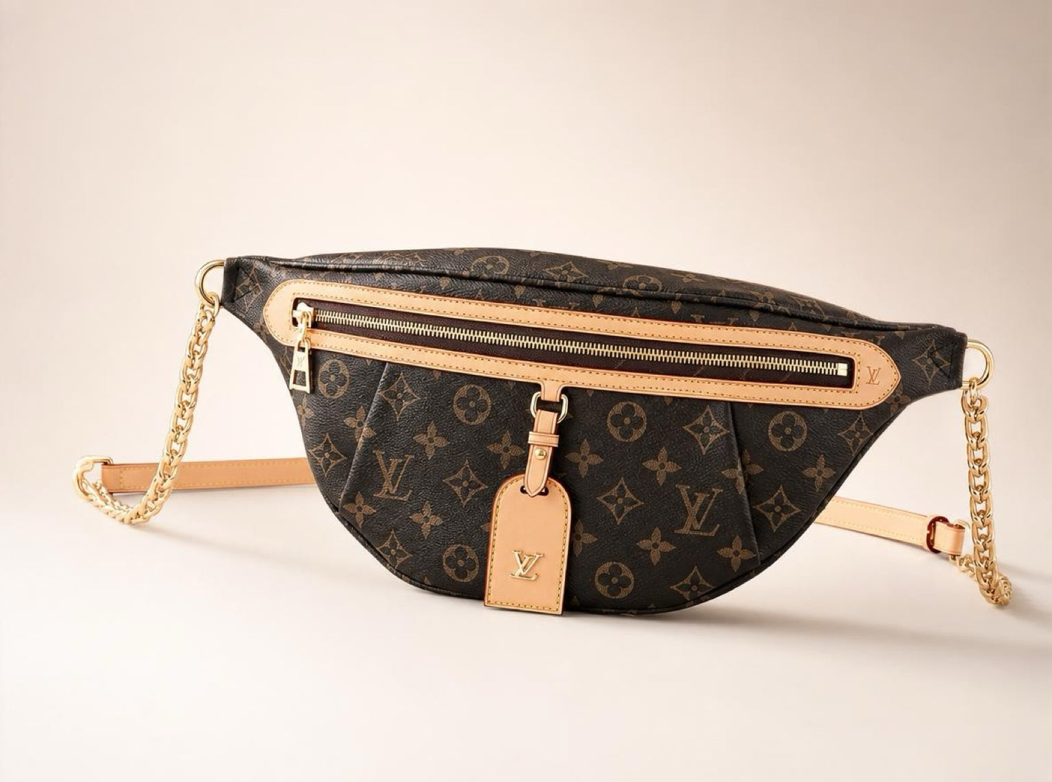 Brown Leather Waist Bag (FINAL PRICE)