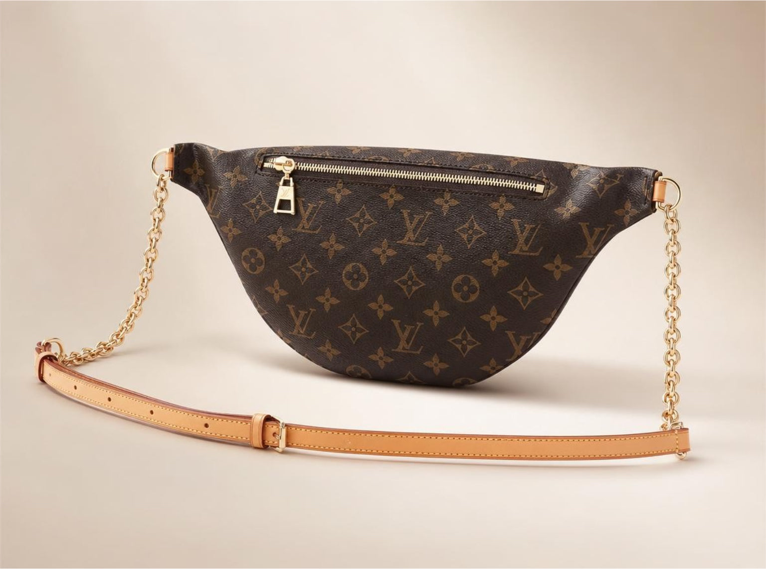Brown Leather Waist Bag (FINAL PRICE)