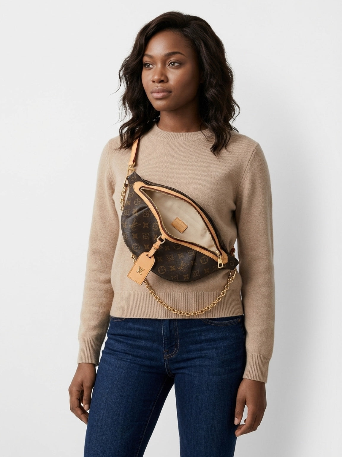 Brown Leather Waist Bag (FINAL PRICE)