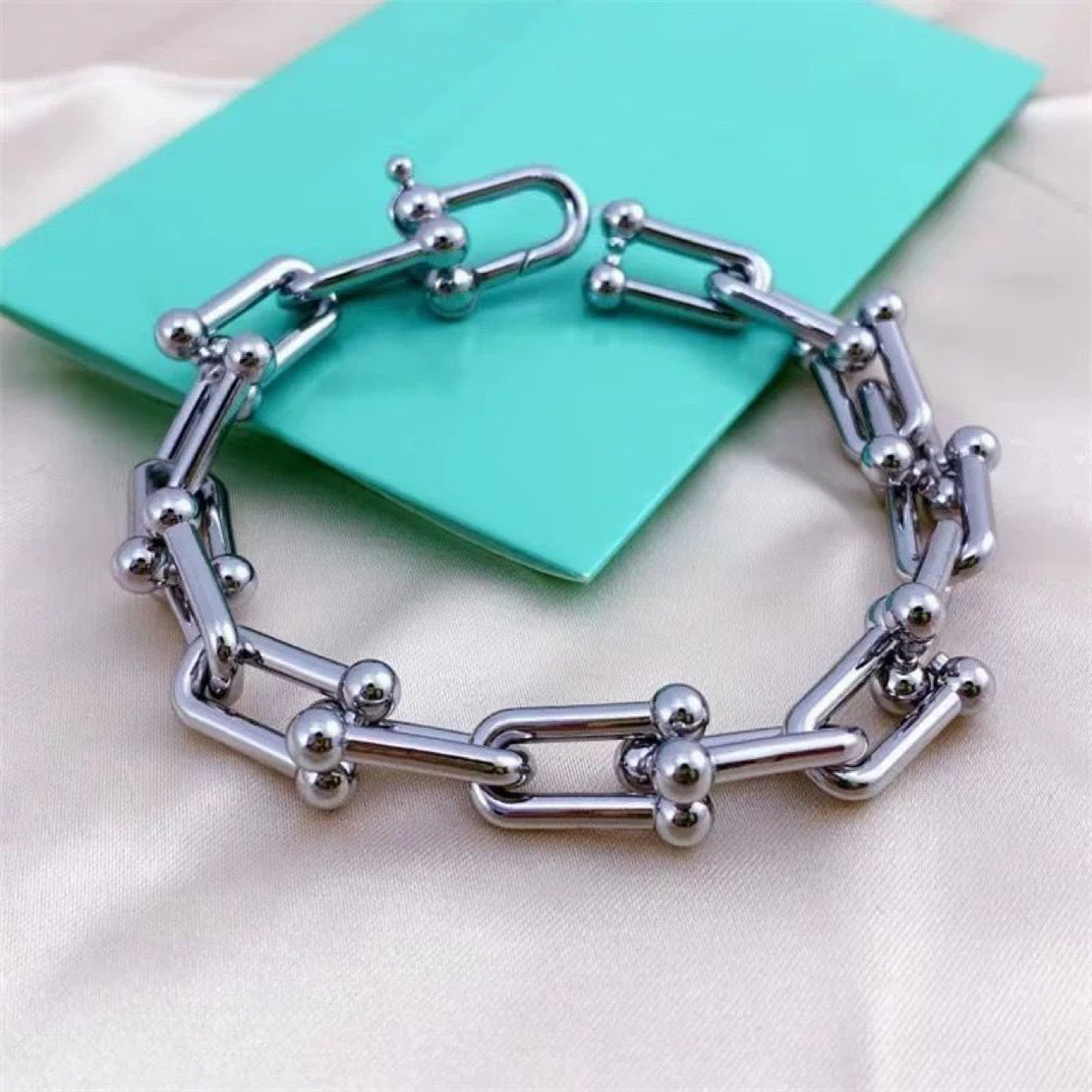 Pulsera de eslabones de cadena de oro