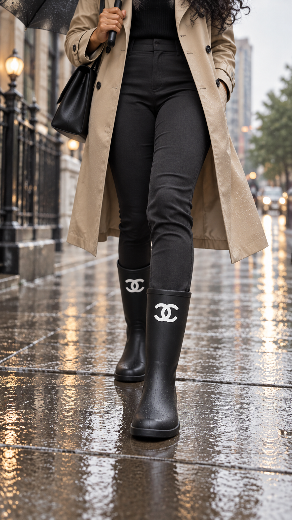 The Monogram Rain Boot