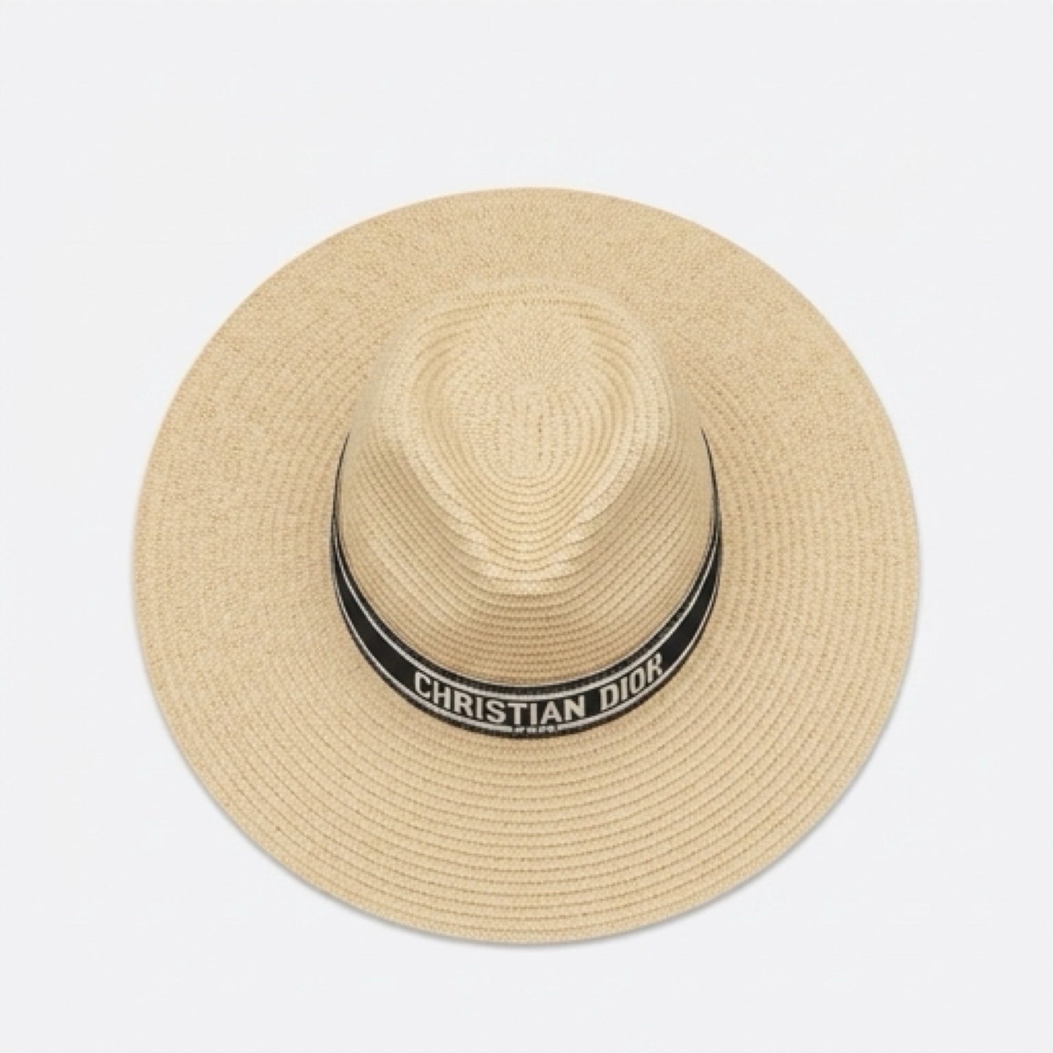 Oversized Rattan hat