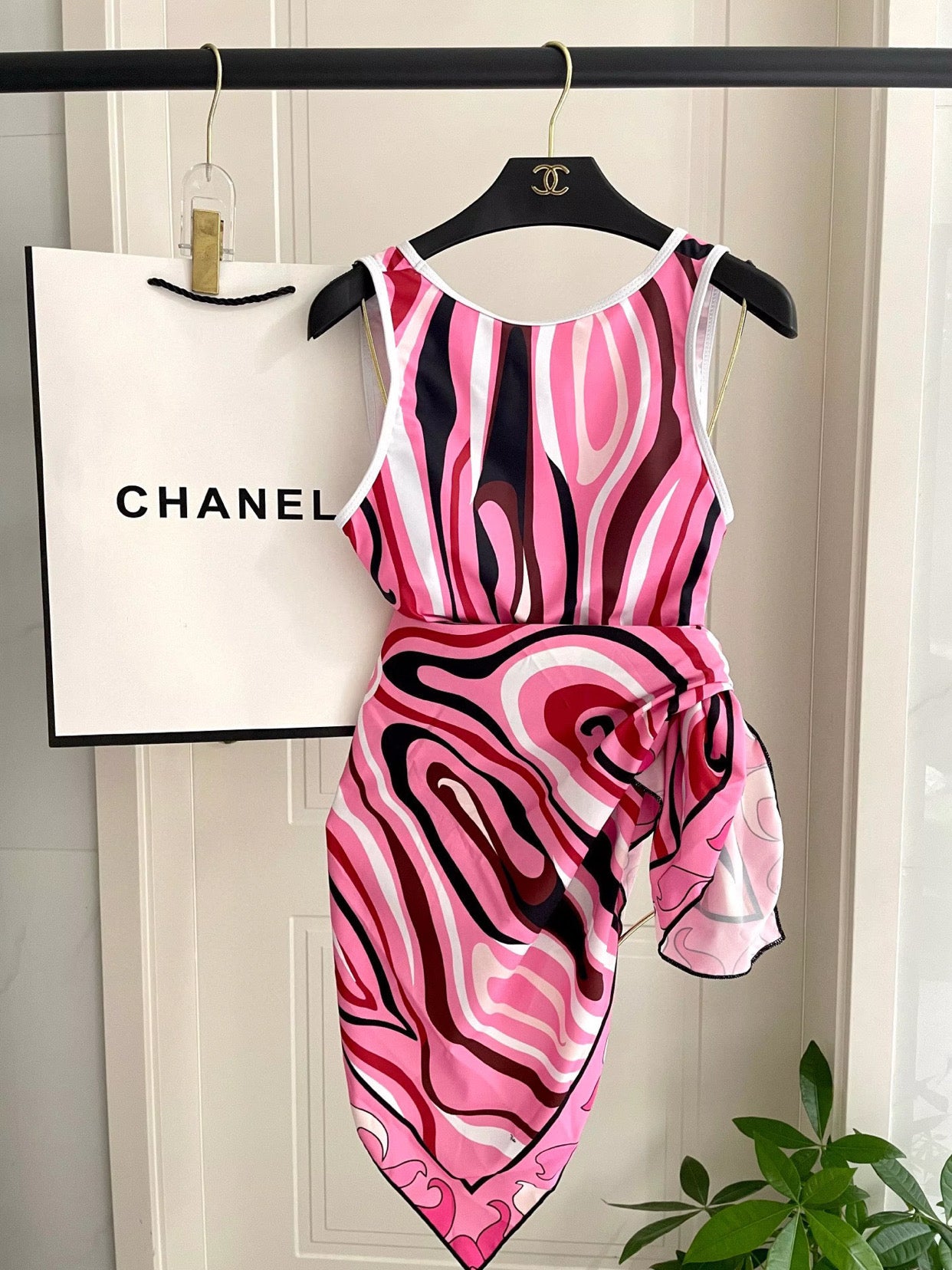 Multi Color Swim with long cover