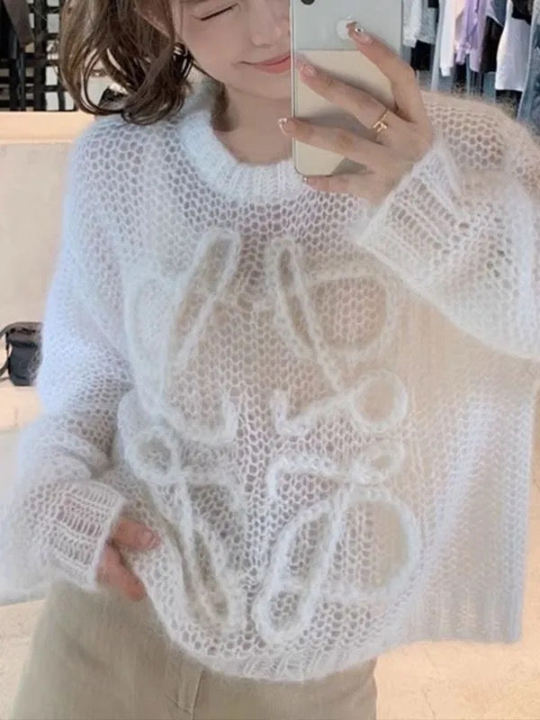 Sheer light Sweater