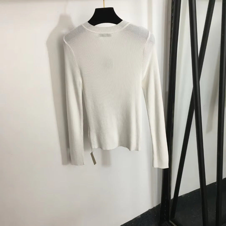 Long sleeve circle neck