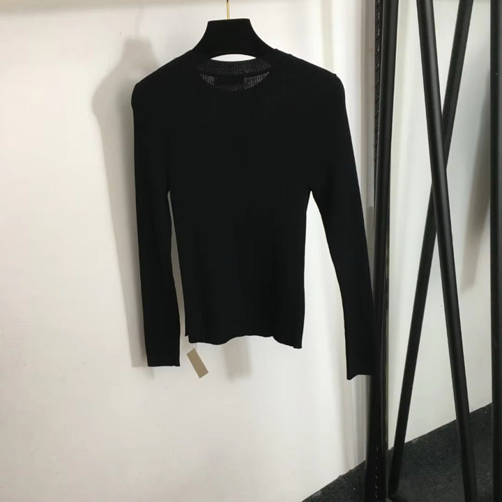 Long sleeve circle neck