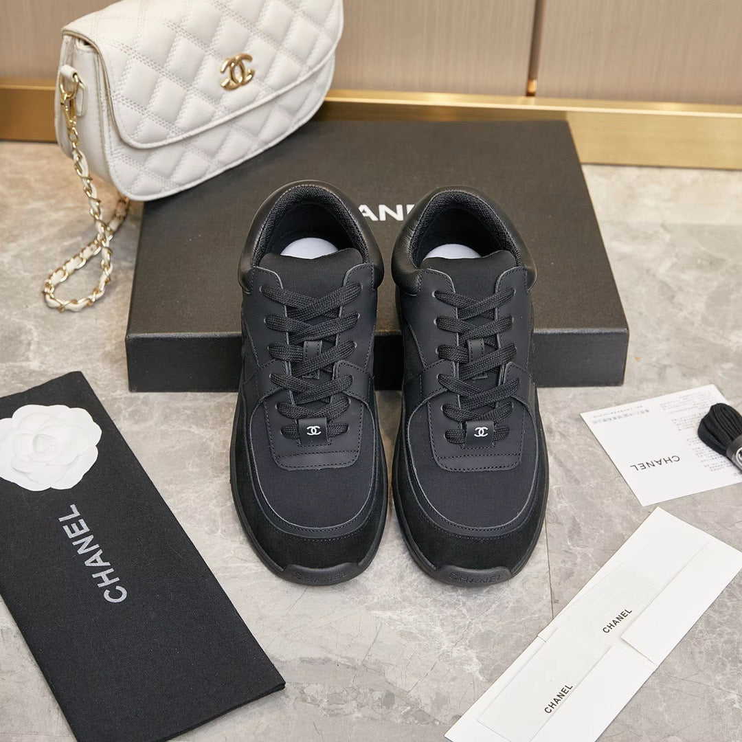 All Black Tennis Shoes