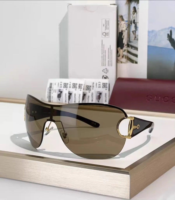 Frameless mask Sunglasses