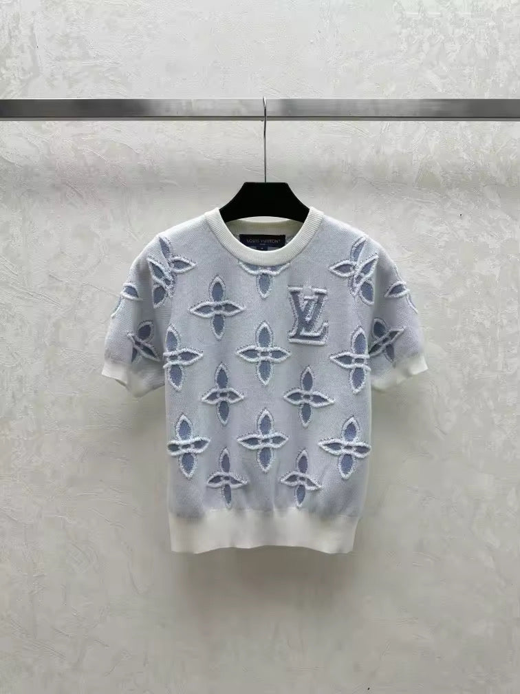 Short Sleeve Imprinted Top