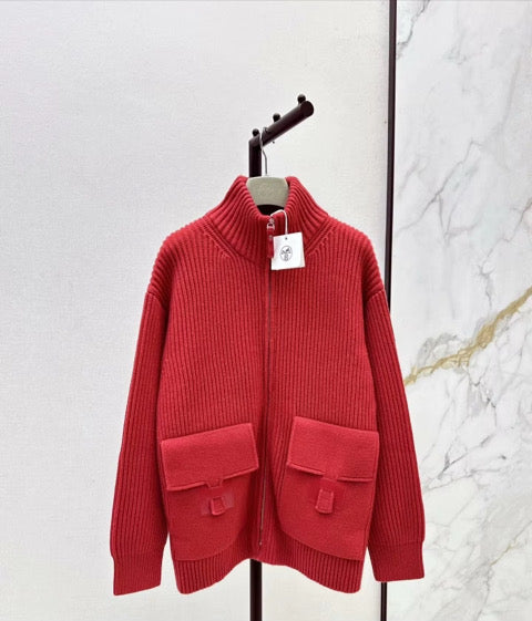 Dark Gray or Red Long Sweater