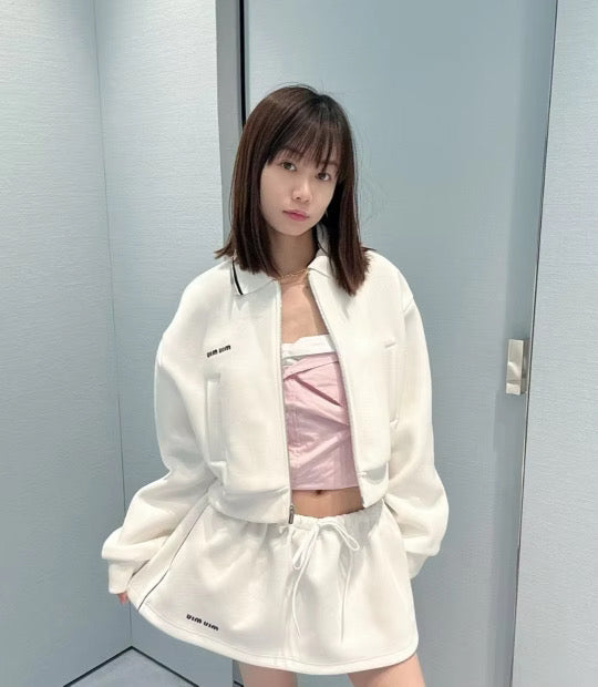 White Varsity & Skirt