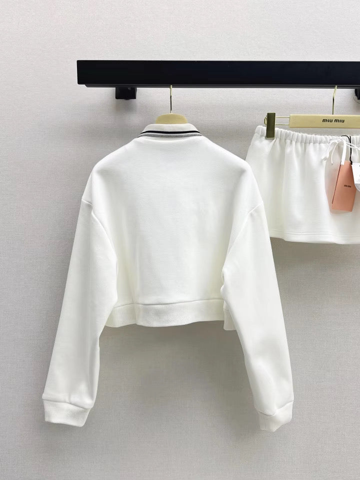 White Varsity & Skirt