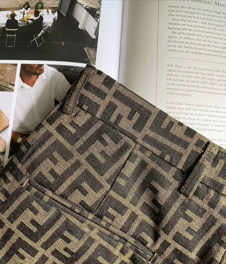 Brown & Black Pants
