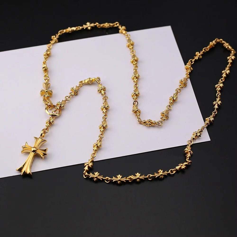 Long Gold plated Necklace