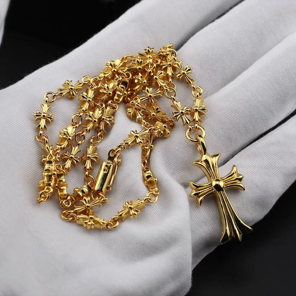 Long Gold plated Necklace