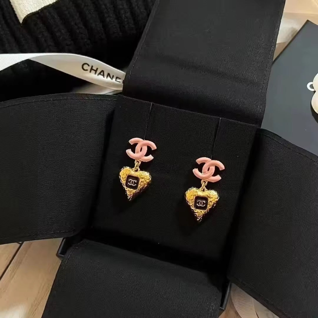 Heart Drip Earrings