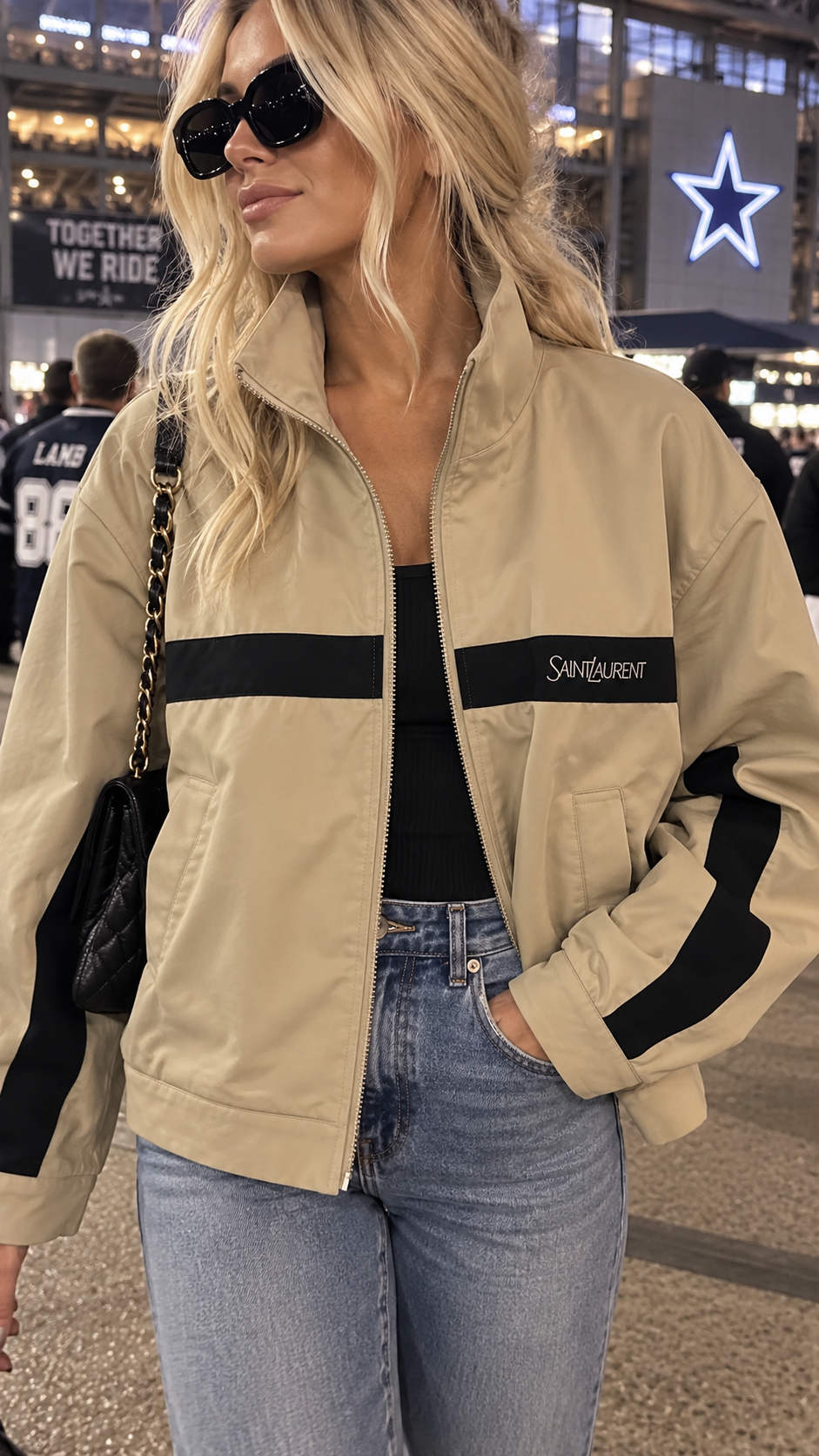 Taupe Zip Up
