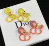 Multi color small earrings