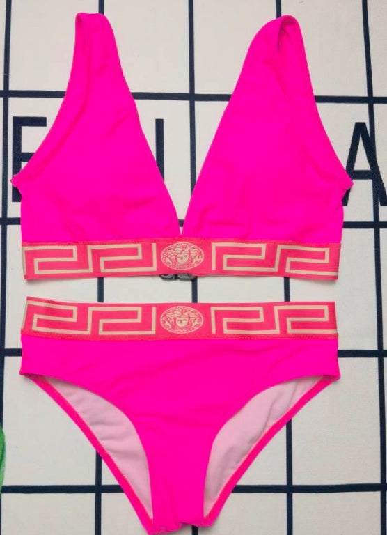 Pink or aqua 2 piece swim