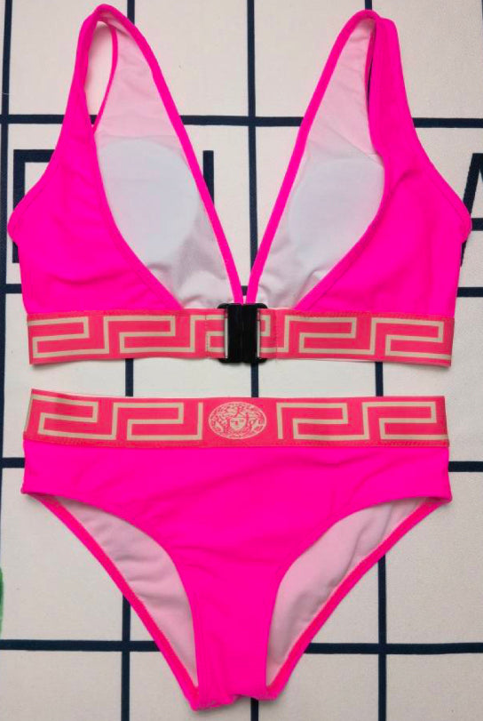 Pink or aqua 2 piece swim