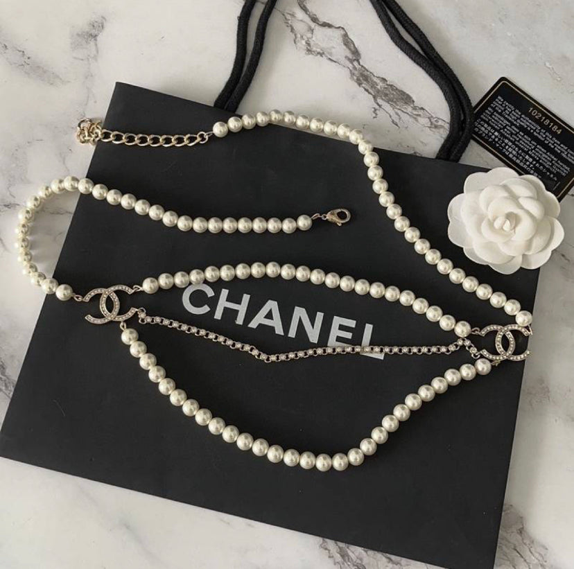 Pearl chain belt
