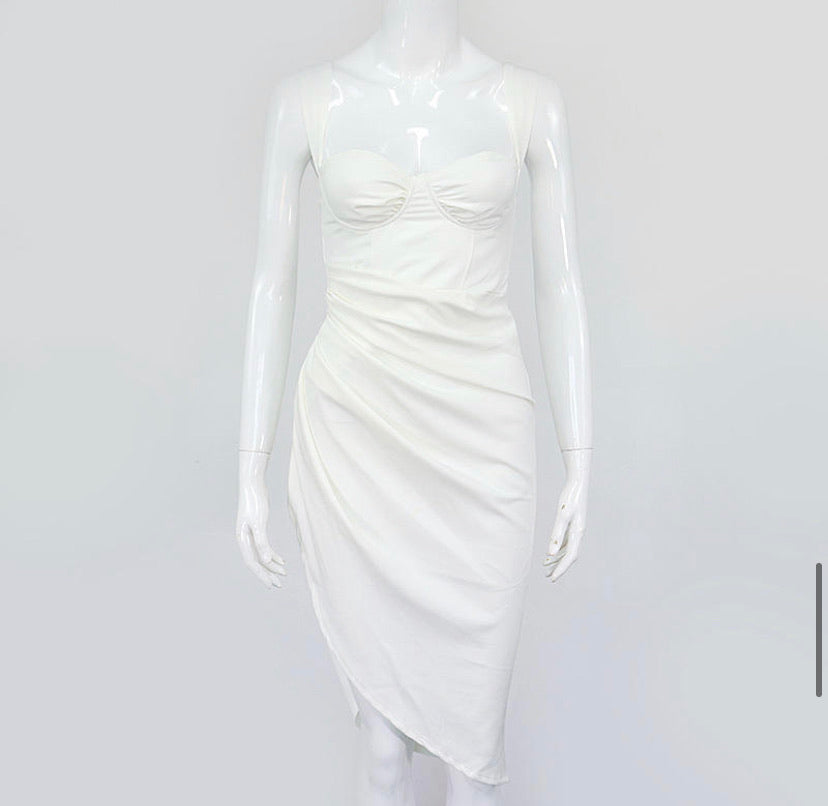 Vestido tirantes blanco