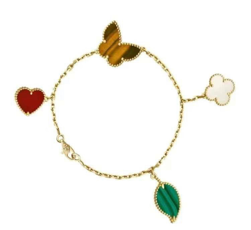 Pulsera con dijes multicolor (PRECIO FINAL EN EL CARRITO)